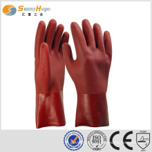 Sunnyhope 14 &quot;gauntlet rote Sicherheit PVC beschichtete Handschuhe